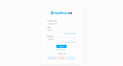 Desktop Screenshot of company.simplybook.me