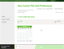Tablet Screenshot of gcgolf.simplybook.me